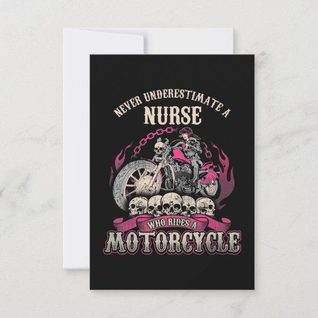 Underestimate Nurse Who Rides Motorcycle Biker (Front)
