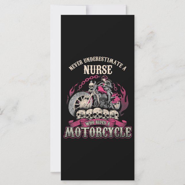 Underestimate Nurse Who Rides Motorcycle Biker (Front)