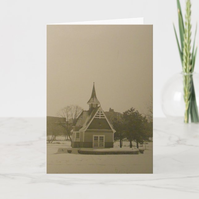 "Underexposed William Berry House" Christmas Card (Front)