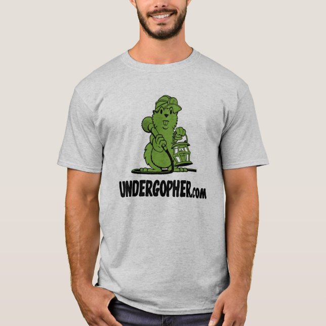 Undergopher Grey T-Shirt (Front)