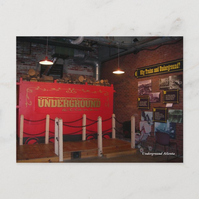 Underground Atlanta Post Card (Front)