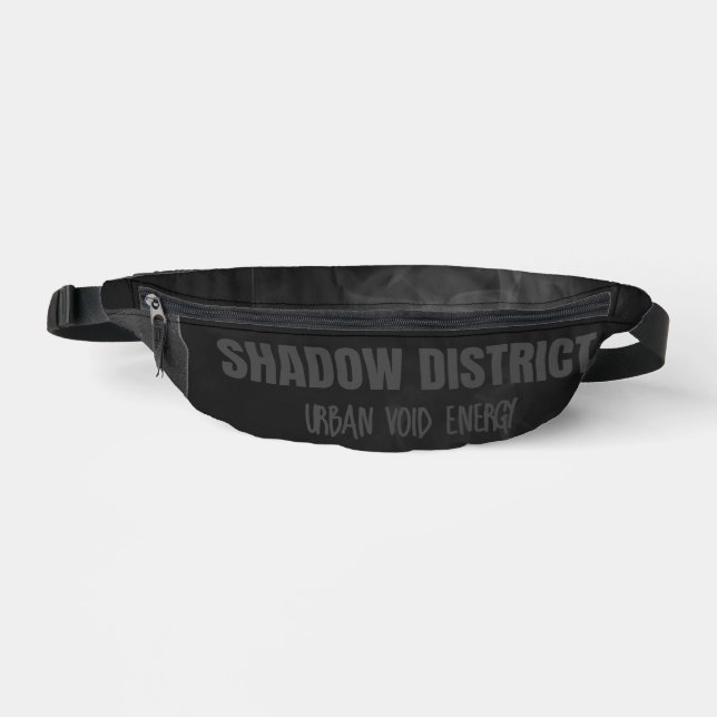 Underground Bag Unisex Shadow Black (Front)