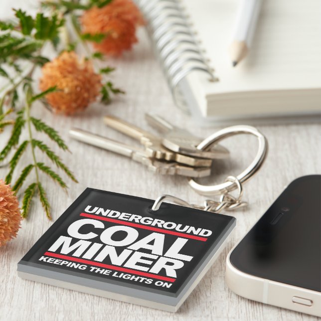 UNDERGROUND COAL MINER KEY RING (Front Right)