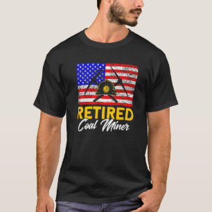 Underground Mining Retired American Coal Miner 2 T-Shirt