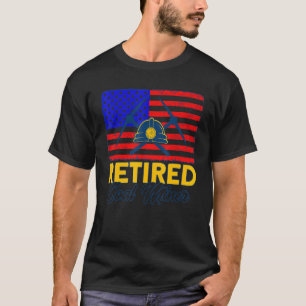 Underground Mining Retired American Coal Miner T-Shirt