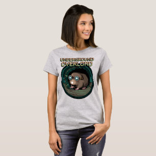 Underground Overlord Mole Hacker Circuit Design T-Shirt