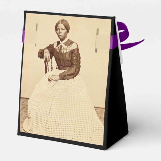 Underground Railroad Abolitionist Harriet Tubman  Favour Box (Back Side)