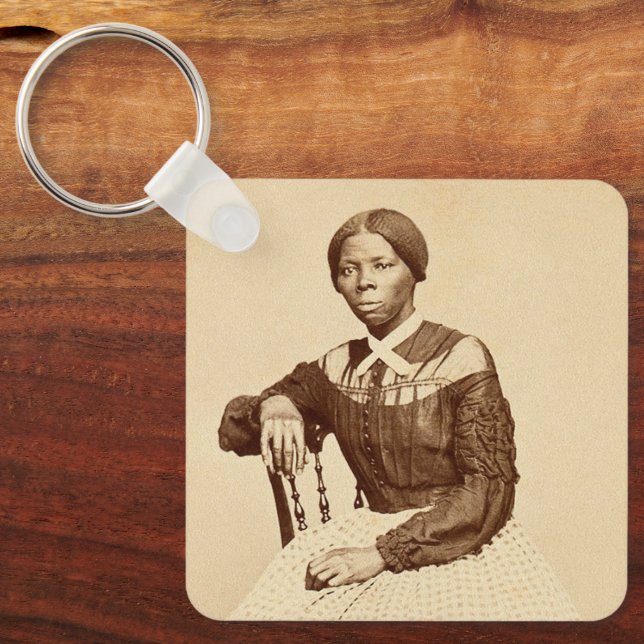 Underground Railroad Abolitionist Harriet Tubman  Key Ring (Front)