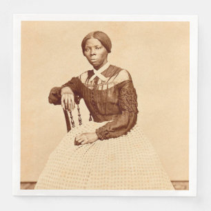 Underground Railroad Abolitionist Harriet Tubman  Napkin