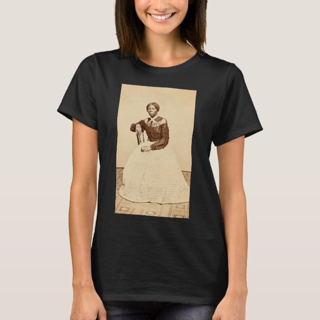 Underground Railroad Abolitionist Harriet Tubman  T-Shirt (Front)