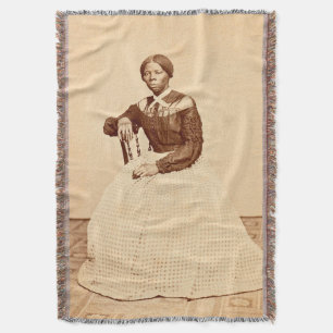 Underground Railroad Abolitionist Harriet Tubman  Throw Blanket
