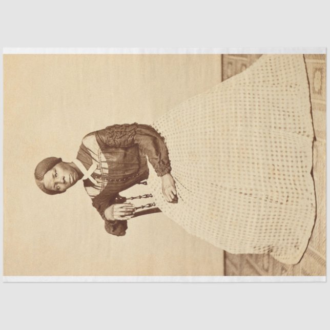Underground Railroad Abolitionist Harriet Tubman  Tissue Paper (Front)