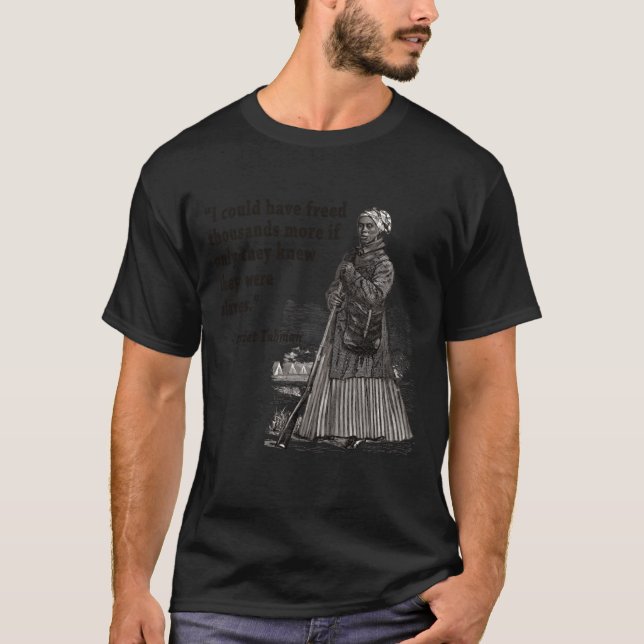 Underground Railroad -African American History T-Shirt (Front)