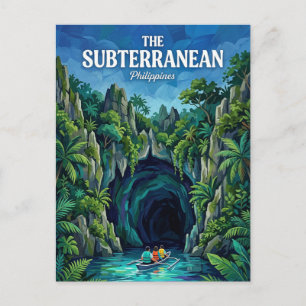 Underground River Philippines Postcard