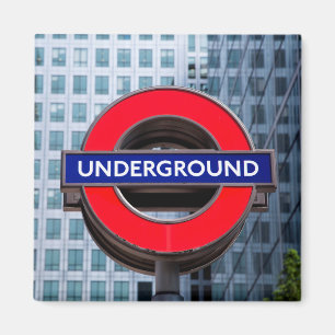 Underground Sign Fridge Magnet