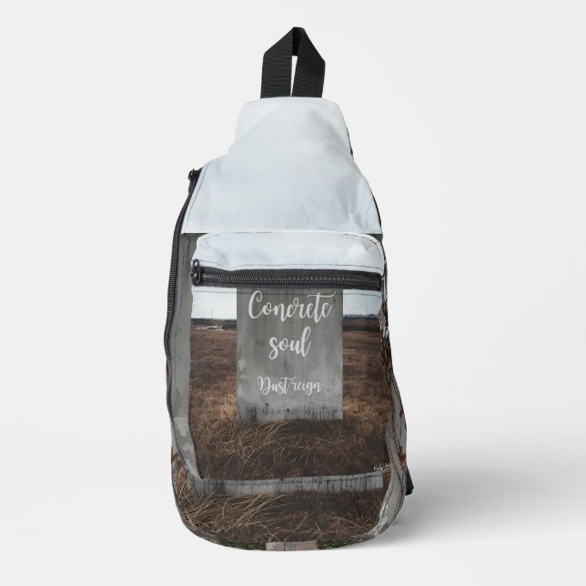 Underground Streetwear Crossbody Bag Concrete (Front)