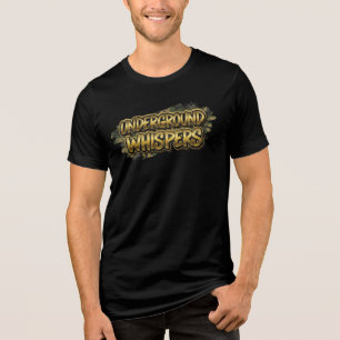 Underground Whispers Camo Graffiti Art Tri-Blend Shirt