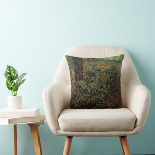 Undergrowth by Vincent van Gogh Cushion