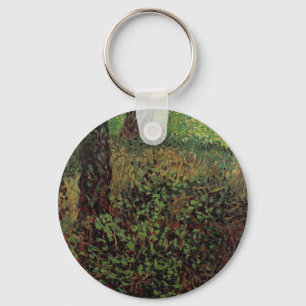Undergrowth by Vincent van Gogh Key Ring