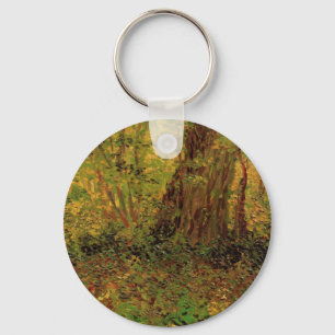 Undergrowth by Vincent van Gogh Key Ring