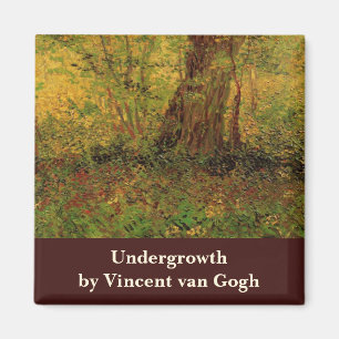 Undergrowth by Vincent van Gogh Magnet