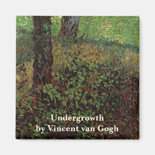 Undergrowth by Vincent van Gogh Magnet