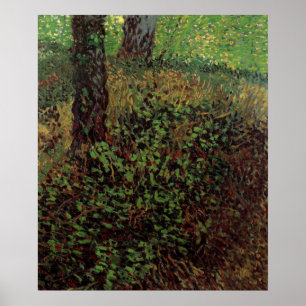 Undergrowth by Vincent van Gogh Poster