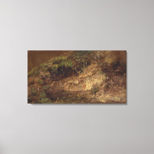 Undergrowth, c.1821 (oil on paper on board) canvas print (Front)