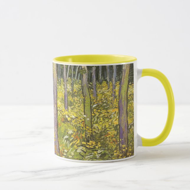 Undergrowth with Two Figures Van Gogh Fine Art Mug (Right)