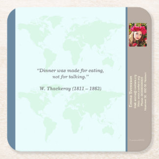 Underlägg — Connect, World Square Paper Coaster