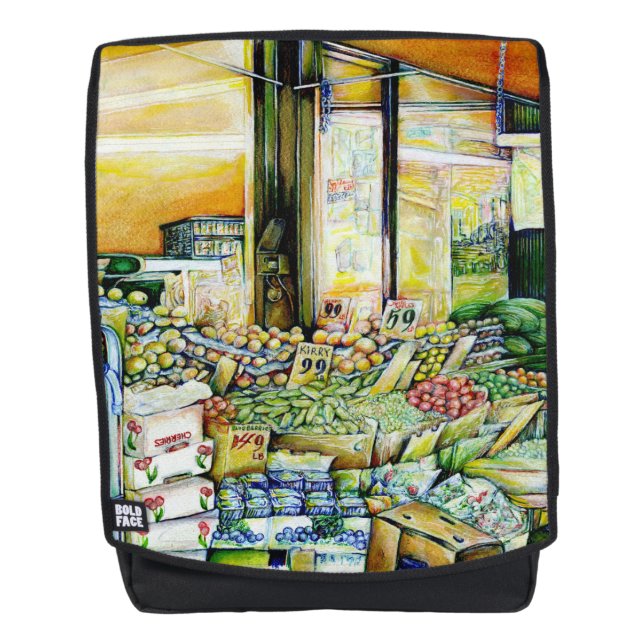 Undermining Artistic Gentrification Backpack (Front)