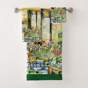 Undermining Artistic Gentrification Bath Towel Set