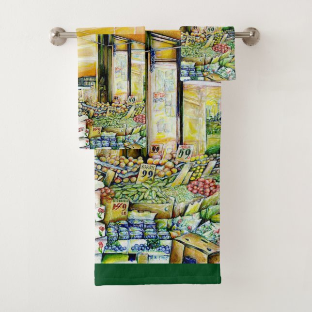 Undermining Artistic Gentrification Bath Towel Set (Insitu)