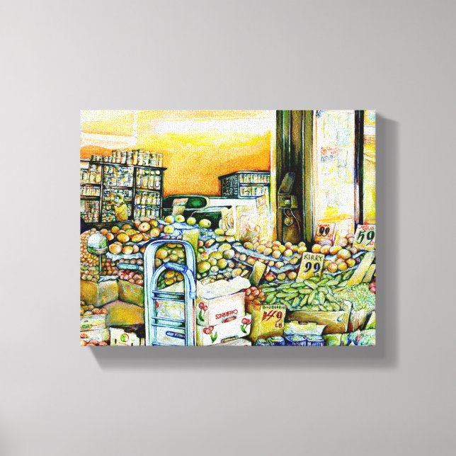 Undermining Artistic Gentrification Canvas Print (Front)