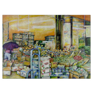 Undermining Artistic Gentrification Cutting Board