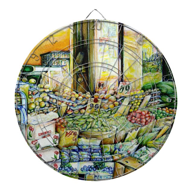 Undermining Artistic Gentrification Dartboard (Front)