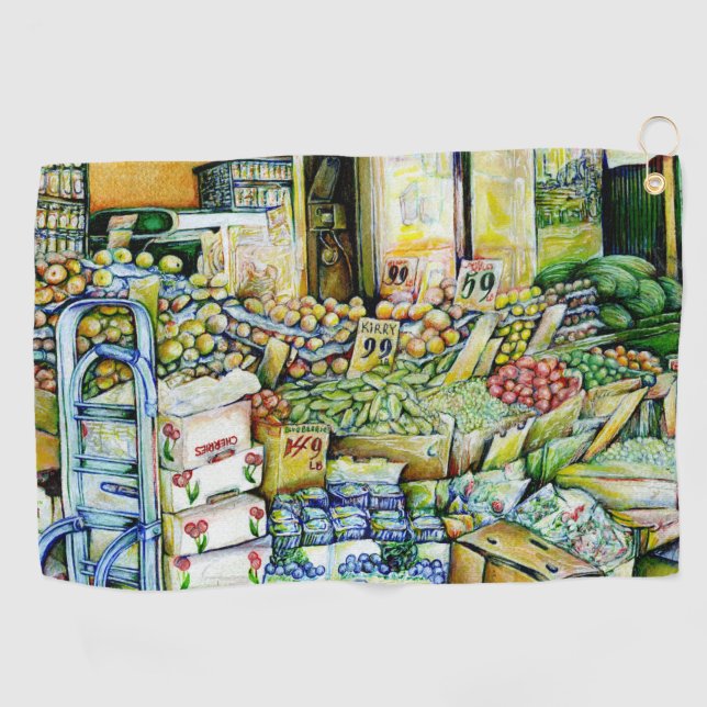 Undermining Artistic Gentrification Golf Towel (Horizontal)