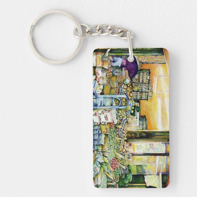 Undermining Artistic Gentrification Key Ring (Front)