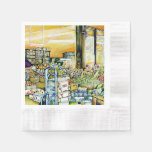 Undermining Artistic Gentrification Napkin