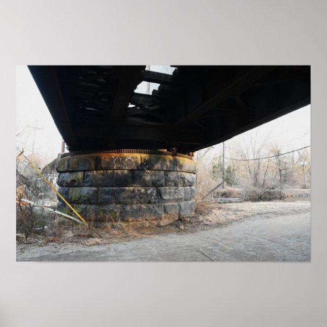 Underneath an Old Bridge Poster (Front)