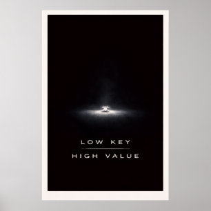 Underrated Minimalist - Motivational Silent Power Poster