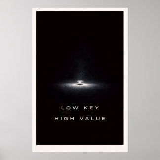 Underrated Minimalist - Motivational Silent Power Poster