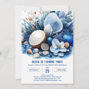 Undersea Adventure Boy Birthday Invitation