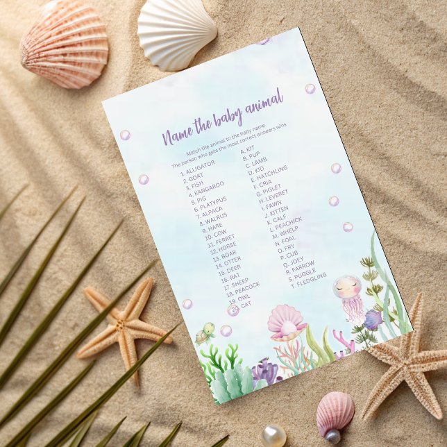 Undersea Baby Animal Name Game (Creator Uploaded)