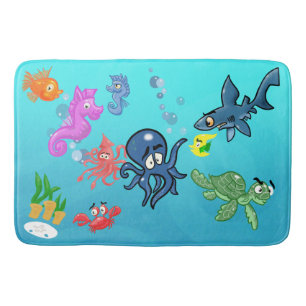 Undersea Bath Mat