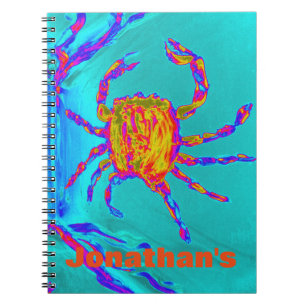 Undersea Cool Crab Notebook