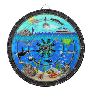 Undersea Extravaganza Multi-Target Dartboard