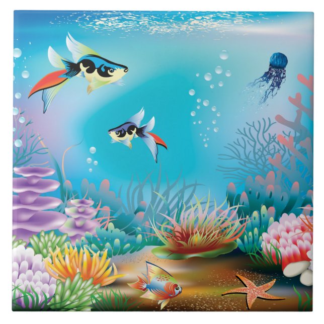 Undersea Life Tile (Front)