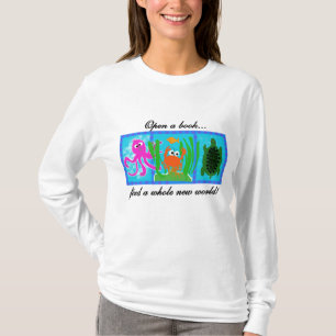 Undersea Open a Book Tshirts and Gifts