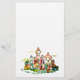 Undersea Village Stationery